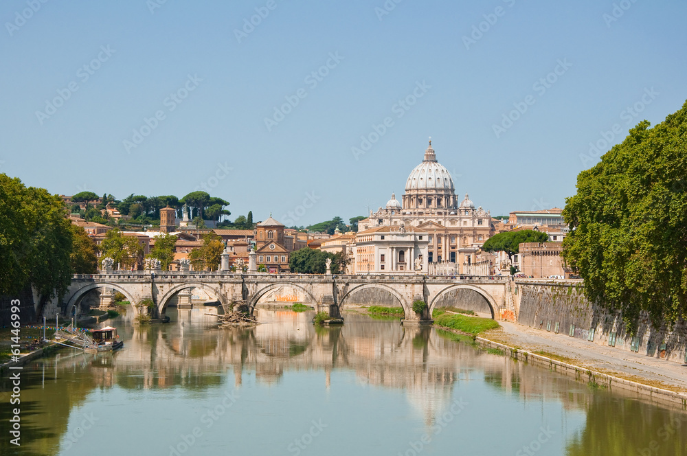 Saint Peter's Basilica. Rome Italy.