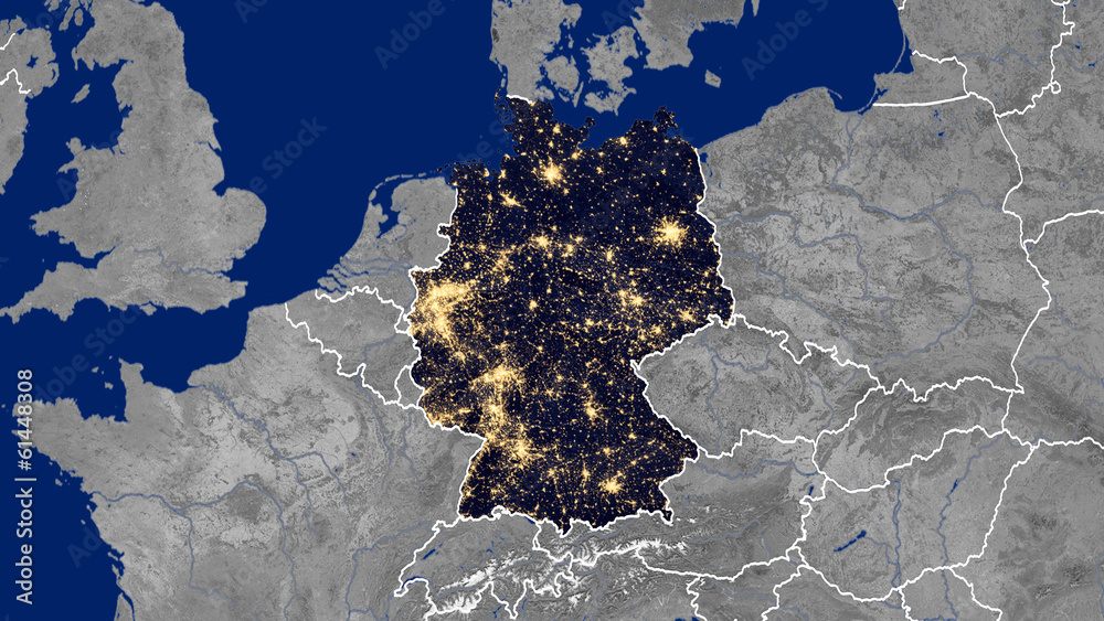 Fototapeta premium Germany - Night