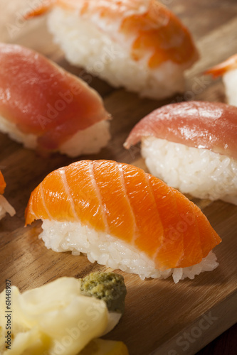 Healthy Japanese Nigiri Sushi