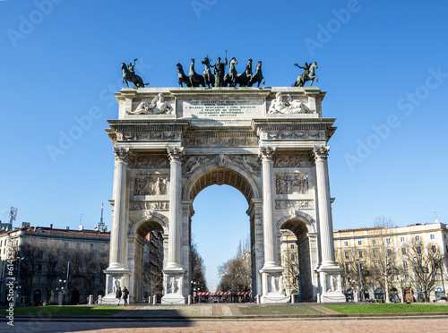 Arco della pace in Milan