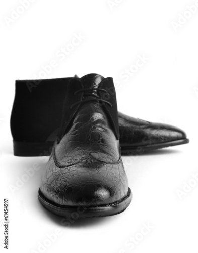 Pair of leather men's shoes