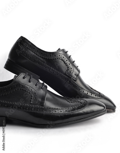 Pair of leather men's shoes