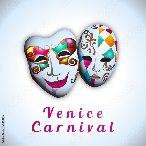 Venice Carnival - Vector illustration