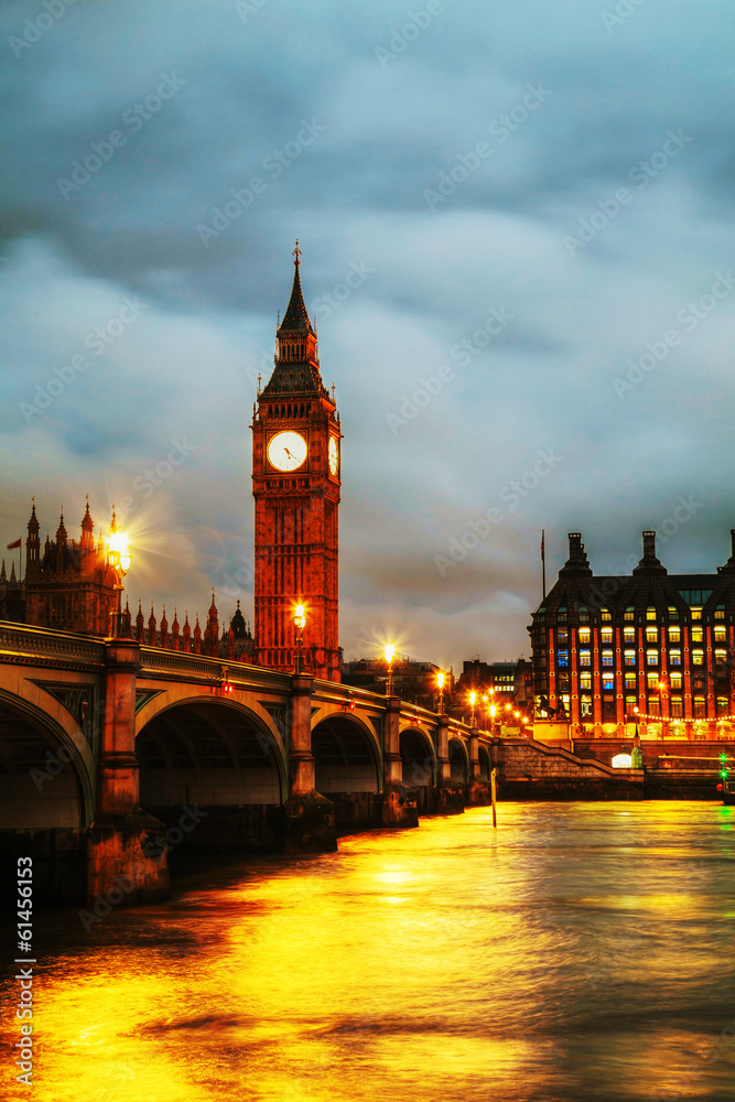 Naklejka premium Big Ben tower in London