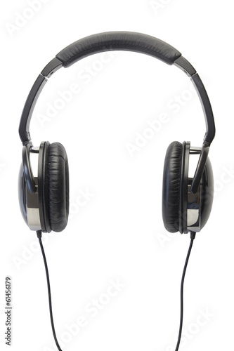 headphones isolated with clipping path