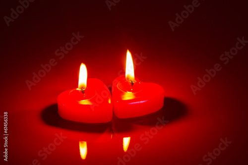 Two red candles