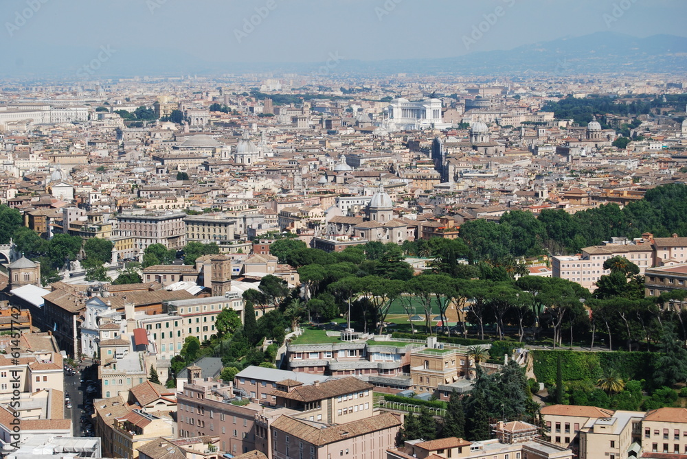 Roma centro , Vaticano - vista dall alto
