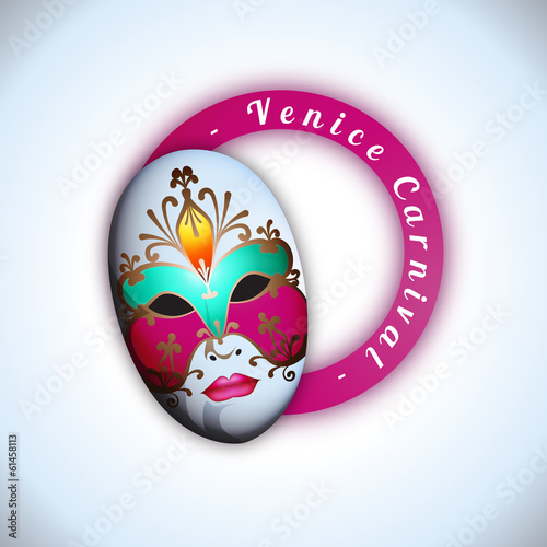 Venice Carnival - Vector illustration photo