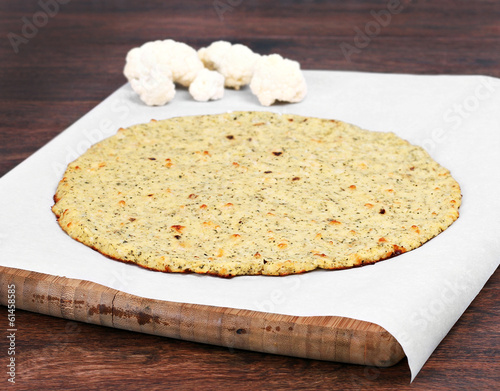 Cauliflower pizza crust