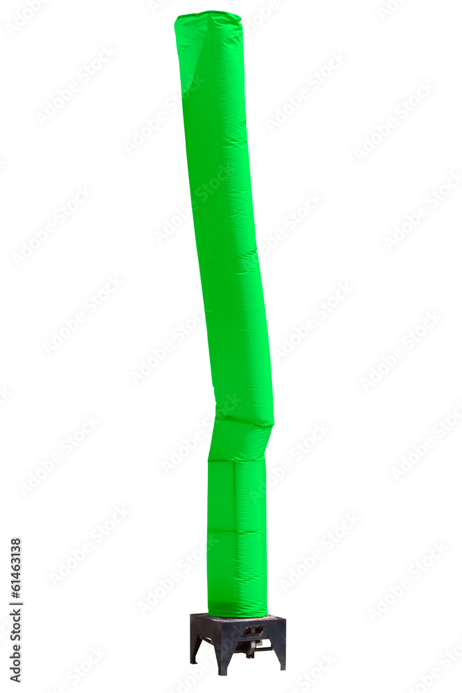 Naklejka premium green sky tube balloon display stand