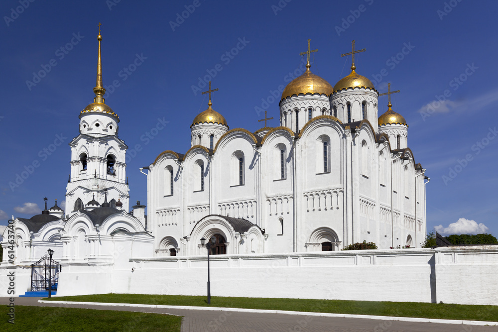 Assumption cathedral at Vladimir in summer (Russia)