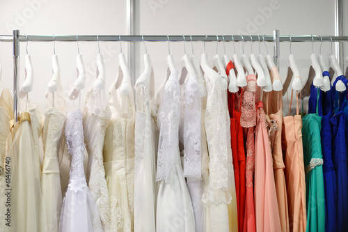 A few beautiful wedding dresses © MNStudio