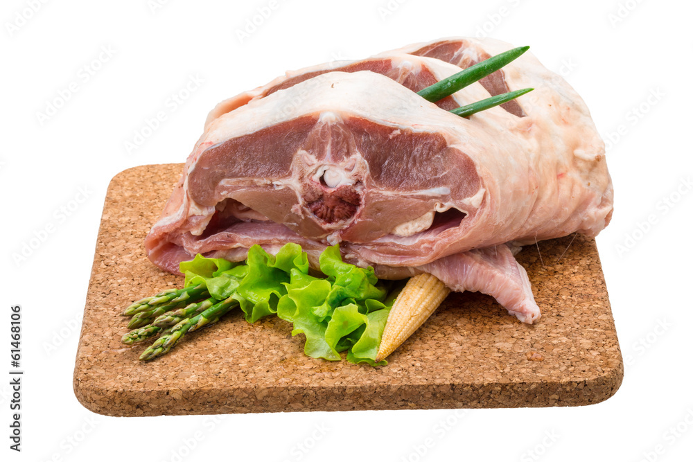 Raw lamb