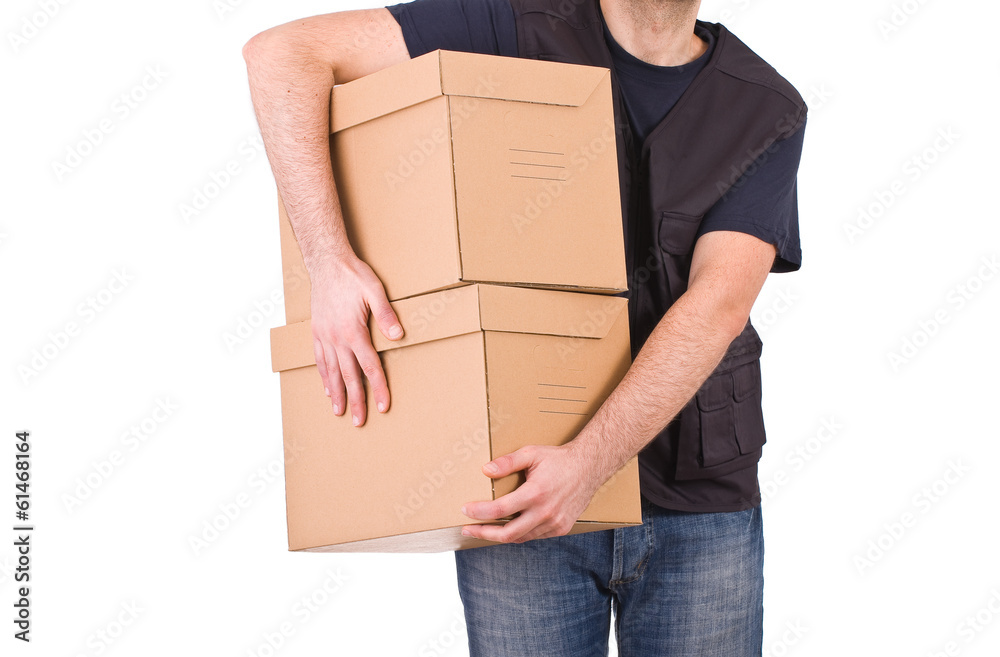 Delivery man. Delivery man.