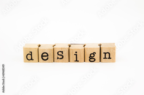 design wording isolate on white background