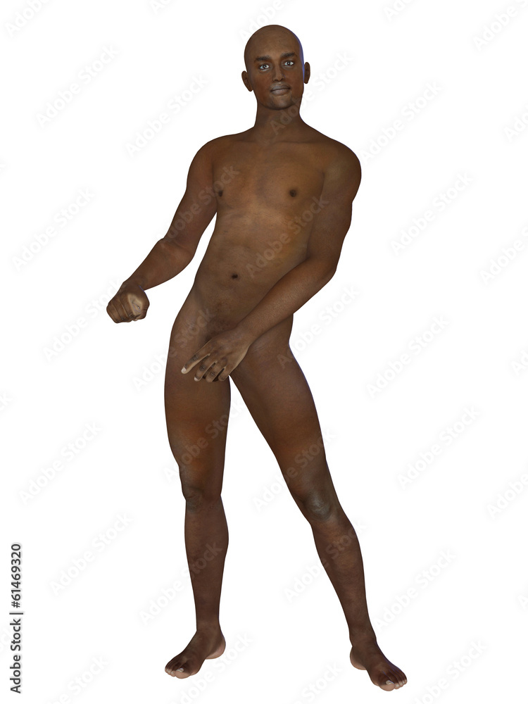 Dark skin man Dark skin man