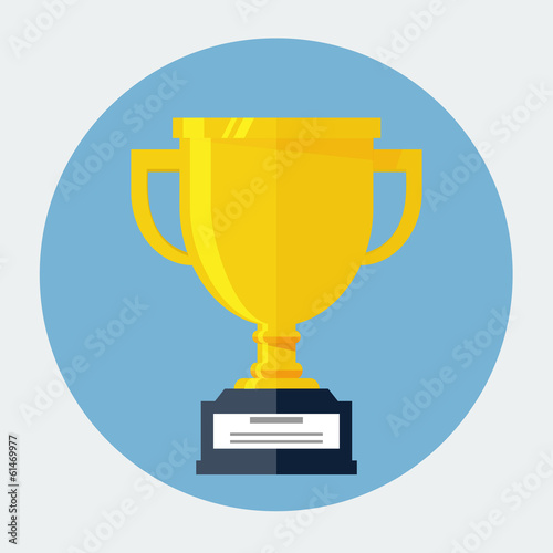 Champions Cup Flat  Icon