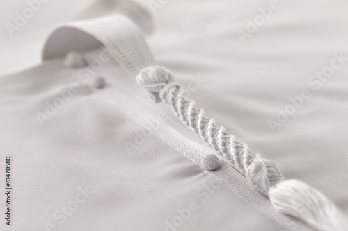 An abstract detail of a Tarboosh which is an Arabic style tie photo