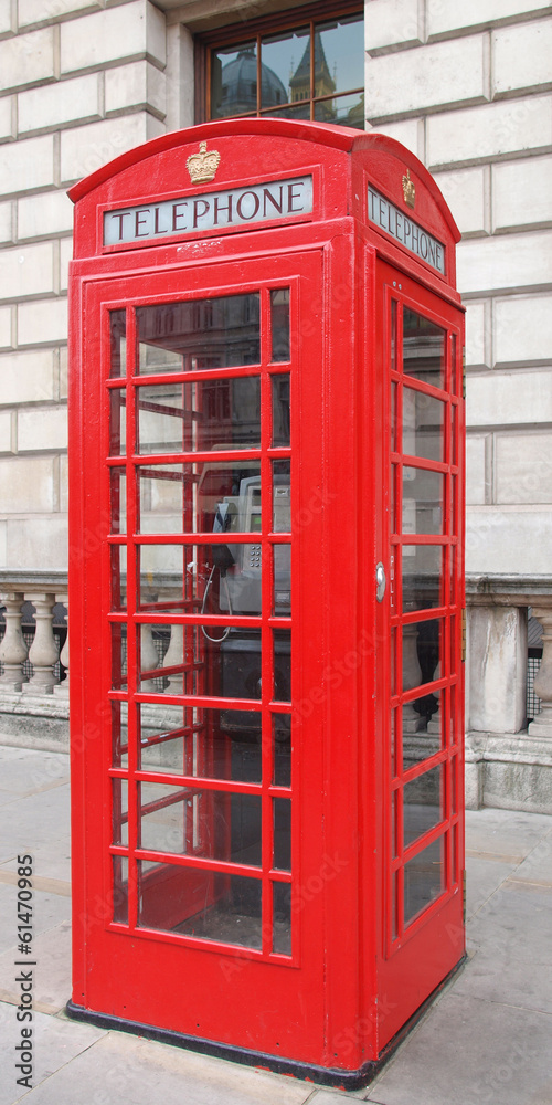 London telephone box - obrazy, fototapety, plakaty 