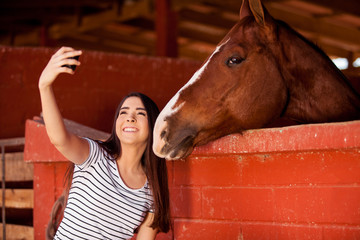 Having fun with my horse