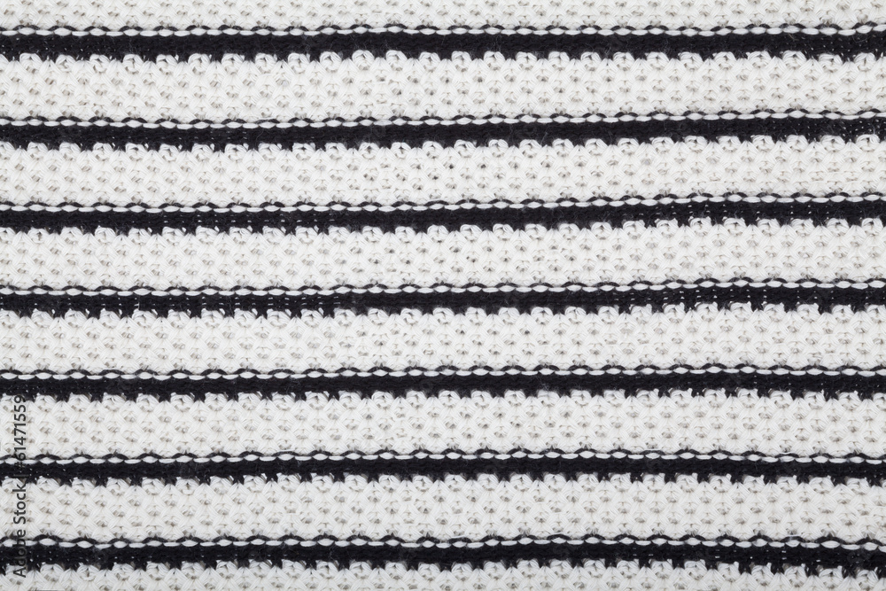 Black and white textile texture Black and white textile texture