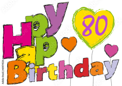 80 Happy Birthday