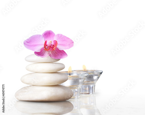 spa concept massage stones