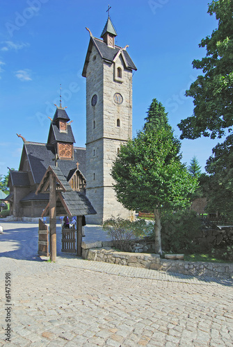 die berühmte Kirche Wang im polnischen Karpacz