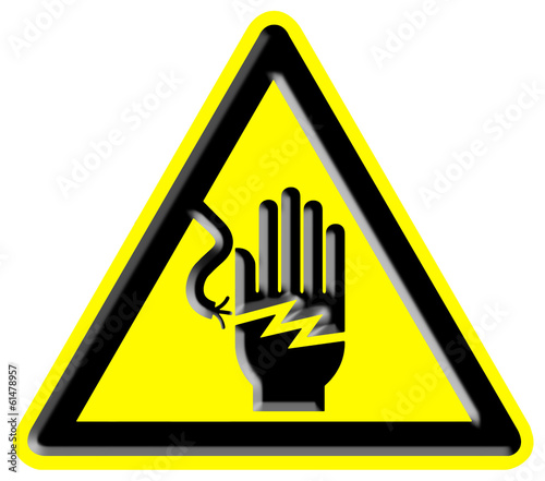 Danger Electrical Hazard sign