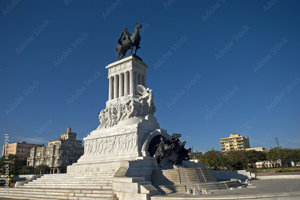 Statue of Maximo Gomez, Havana, Cuba