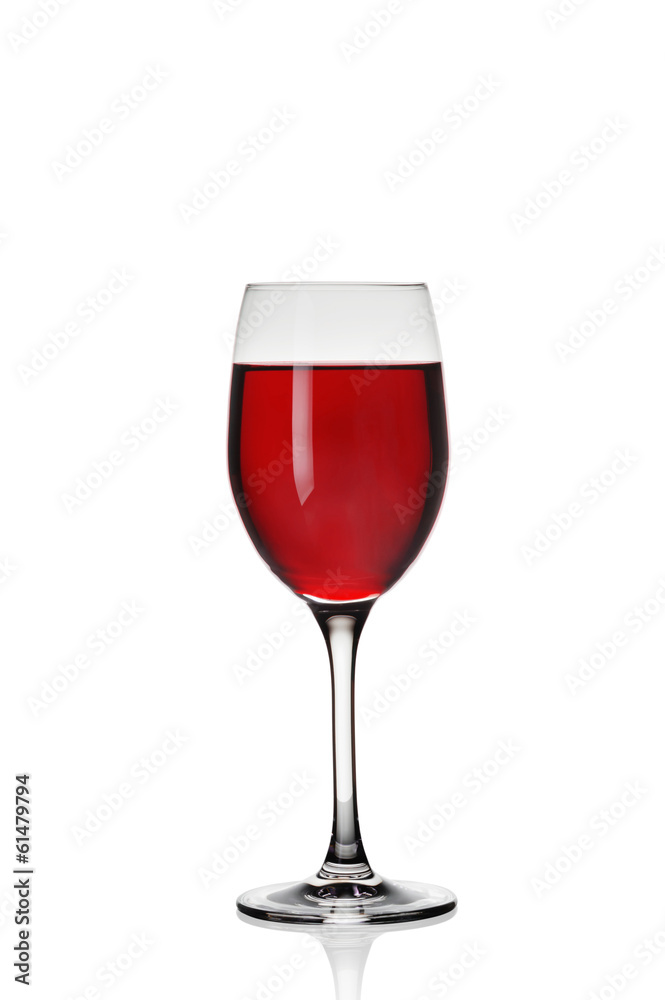Wineglass with red wine Wineglass with red wine