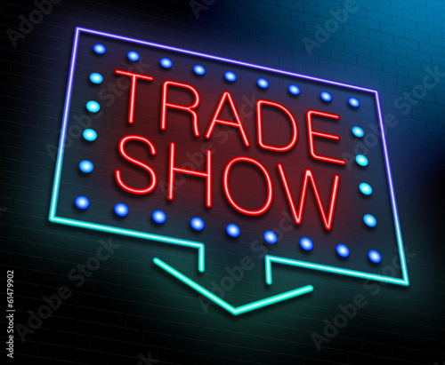 Trade show concept.