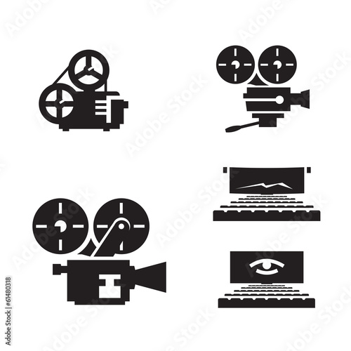 Cinema. Vector format