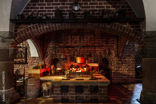 Historical kitchen in the old style #61480541