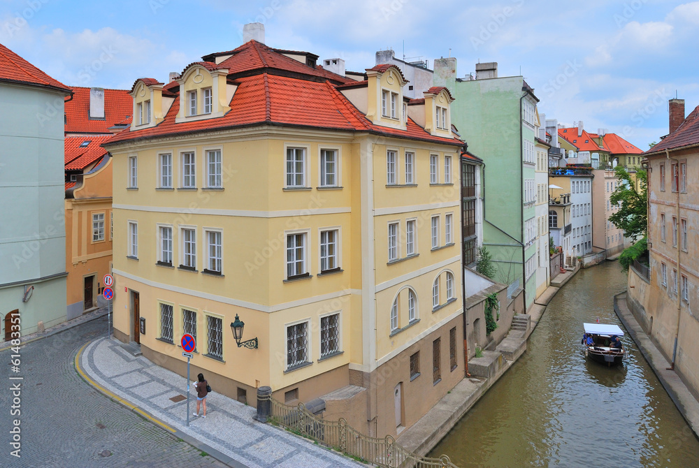 Prague, river  Certovka