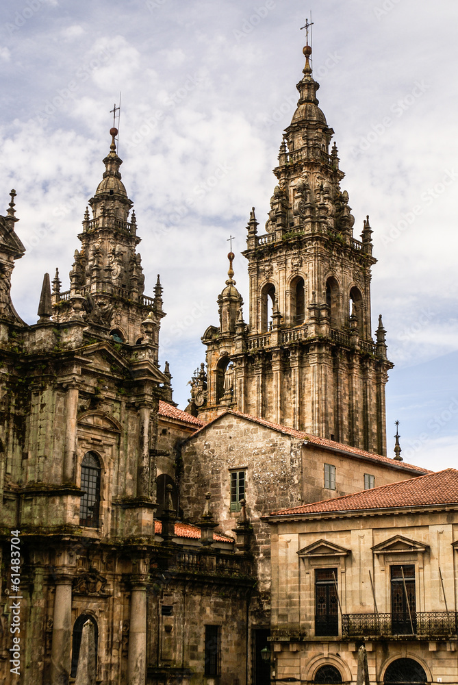 Cathedral of Santiago de Compostela The Romanesque facade