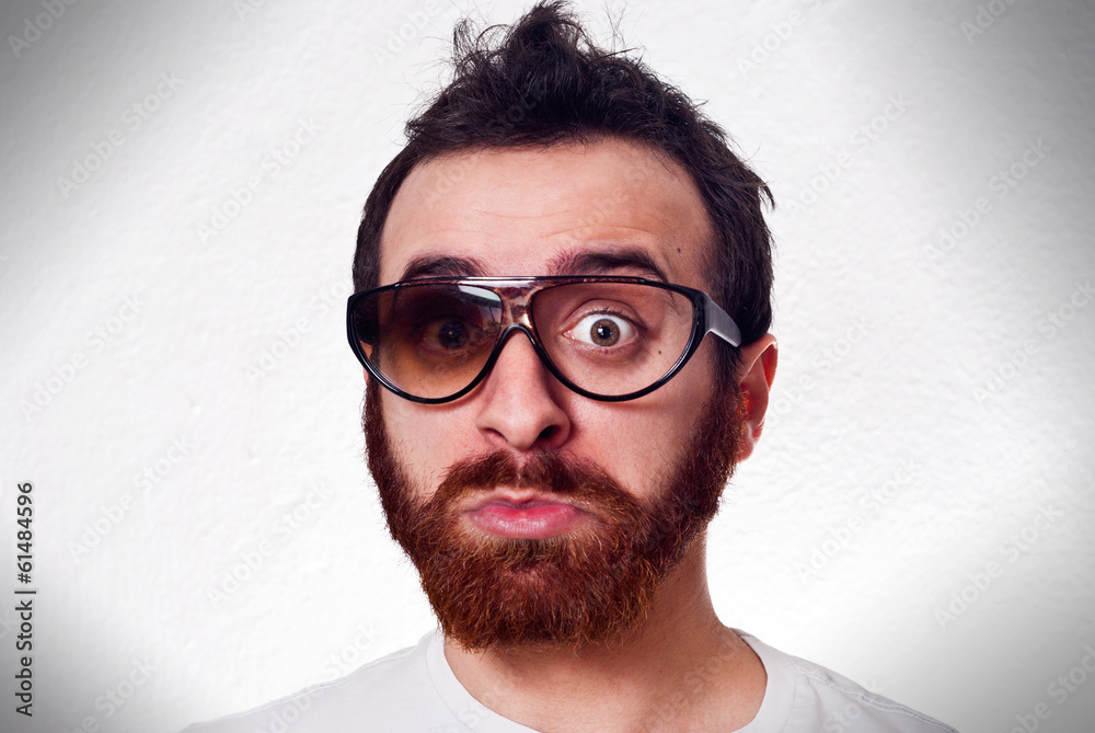 funny man with fancy broken glasses funny man with fancy broken glasses