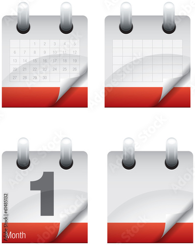 Calendar icon pages
