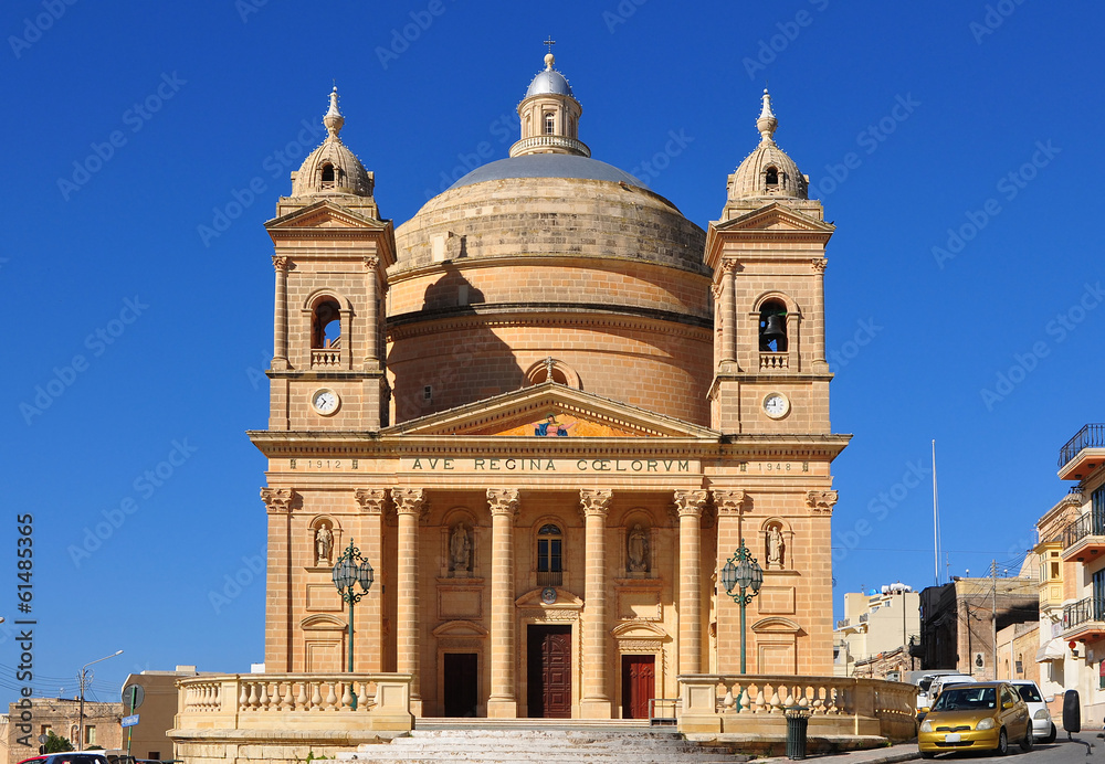 church in village Xlendi,island Gozo,Malta