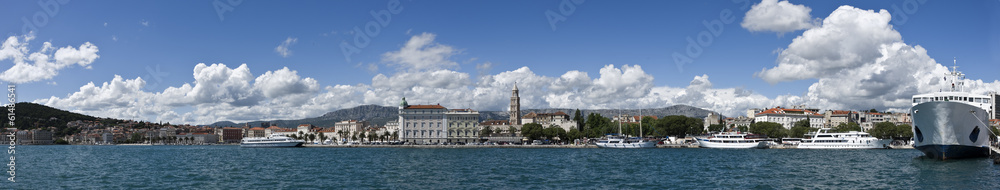 Split Kroatien Hafen Panorama