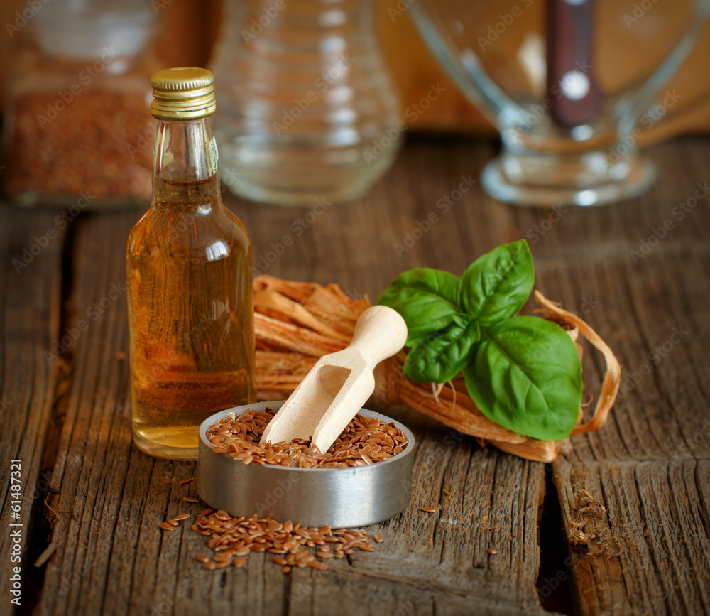 Dried linseed with macerated oil Dried linseed with macerated oil