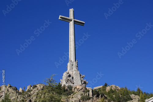 Obraz na płótnie Valley of the Fallen (Valle de los Caidos) Madrid, spain w salonie
