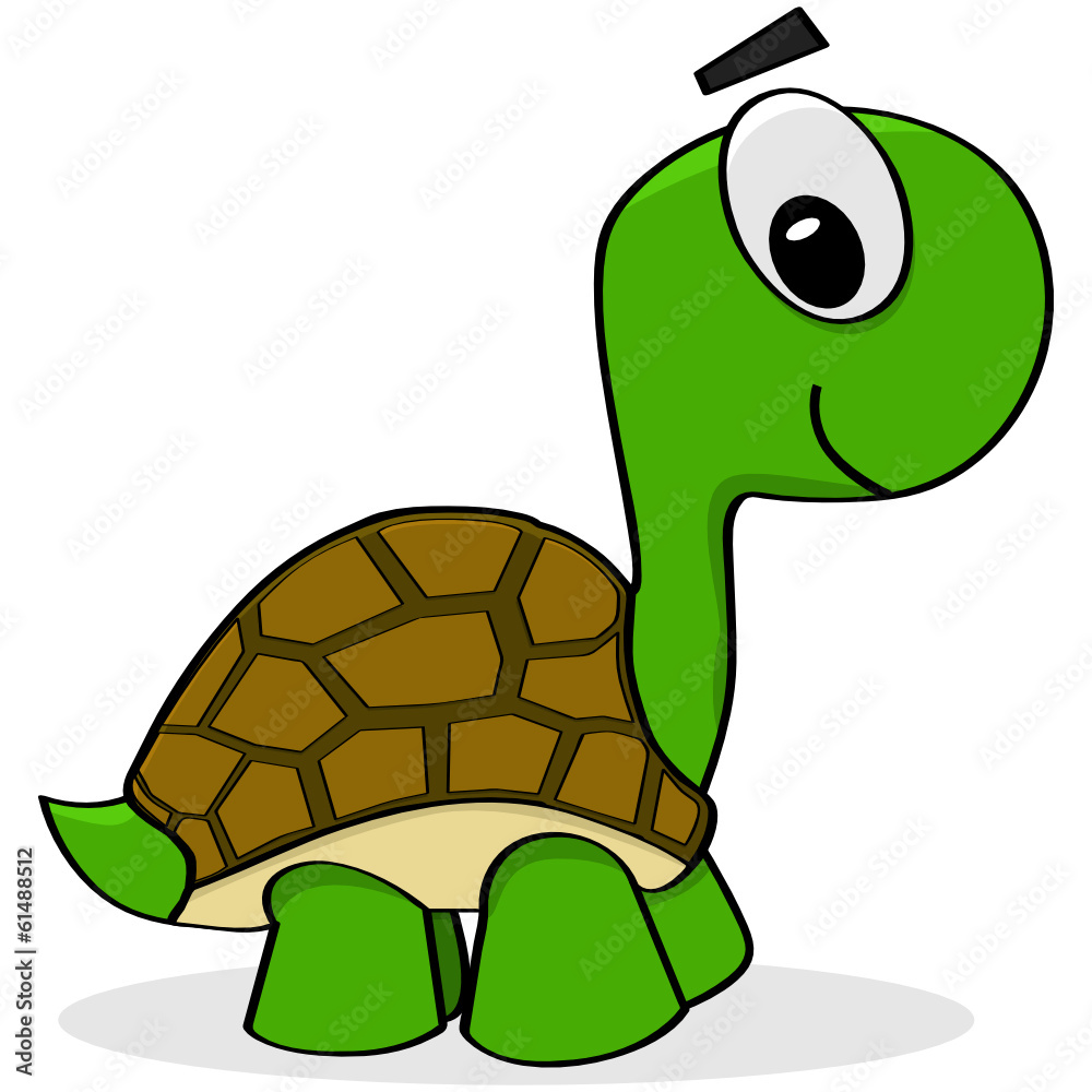 Obraz premium Cartoon turtle