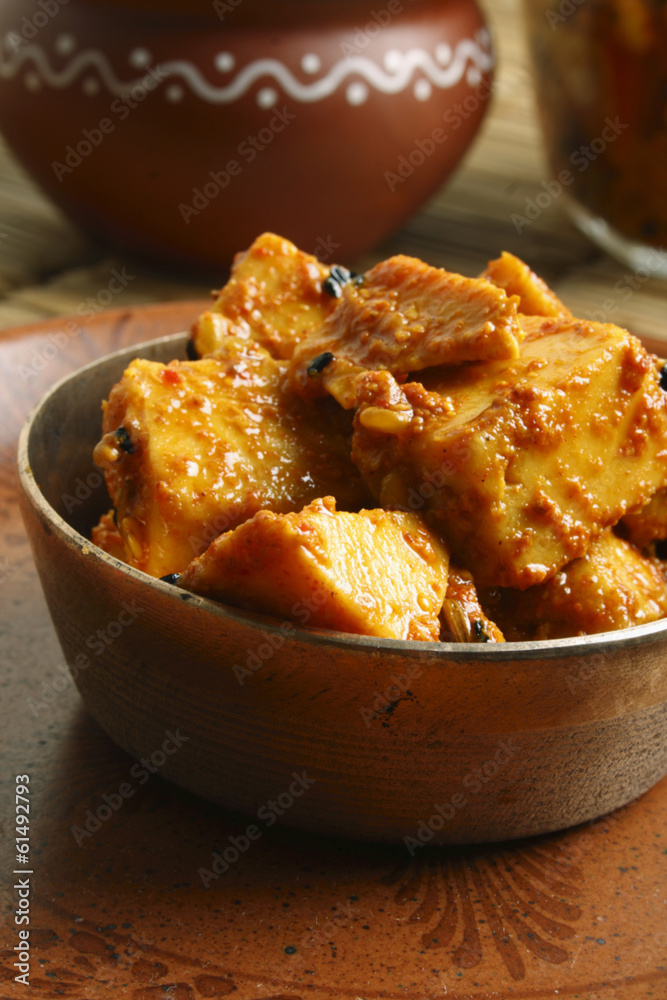 Kachalu Pickle - A popular spicy Indian-Sindhi Pickle Kachalu Pickle - A popular spicy Indian-Sindhi Pickle