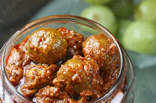 Amla Pickle - A popular Indian pickle containing Amla 