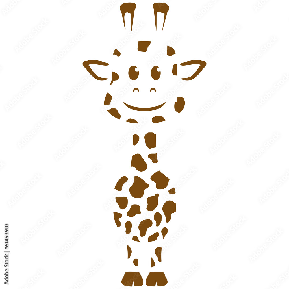 UK Greetings Babykarte Für Jungen – Süßes Giraffen-Design, Mit Umschlag, 15,9 X 18,4 Cm
