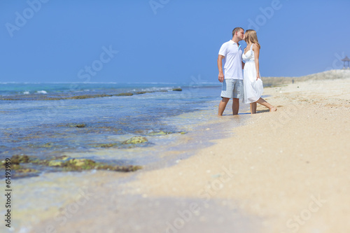 Couple on a tropical beach