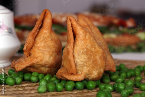 Samosa is an Indain fried or baked pastry with a savory filling