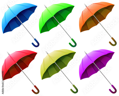 A group of umbrellas