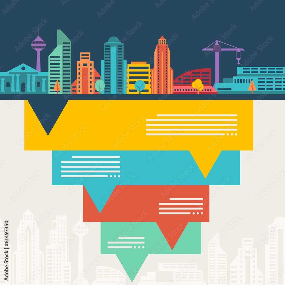 Cityscape background with buildings. Cityscape background with buildings.
